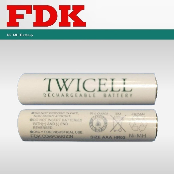 FDK HR-4UTG - 1.2 Volt, 800mAh NIMH "AAA" Cell - 166720314
