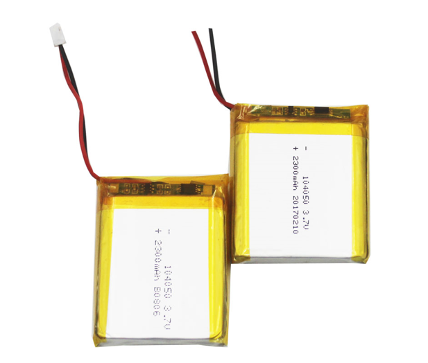 Lipo Pouch Cell China Supplier 104050 3.7V2300mAh Ploymer Battery With UL, IEC, UN Certification