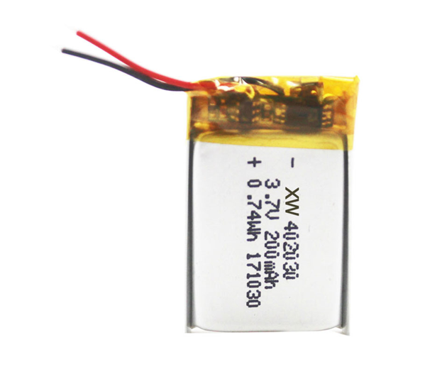 China Lipo Ploymer Battery Supplier 402030 3.7V200mAh Pouch Cell With Protection Board