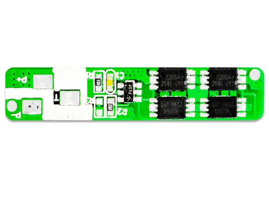 1S 6A Lithium Battery Protection Board with NTC – 3.7V BMS for 18650 Cell, Overcharge, Overcurrent, and Temperature Protection
