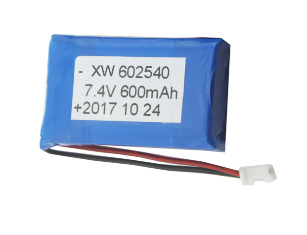China Professional Customized 602540 7.4V 600mAh Battery Pack For Medical Equipment