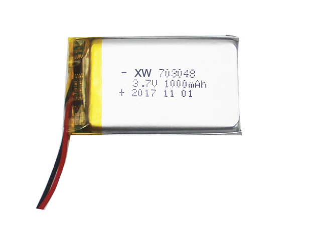 China Professional Lipo Battery Factory Wholesale Alarm Clock Battery 703048 Pouch Cell 3.7V1000mAh