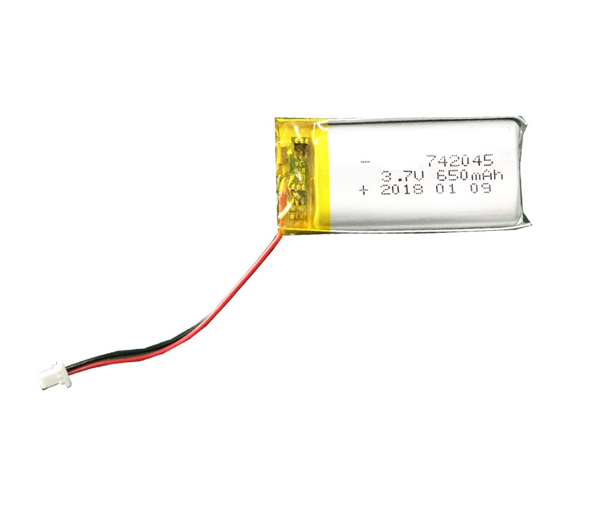 Chinese Professional Factory Customize Lipo Battery Pack 742045 With PCM 3.7V 650mAh For LED Lighting