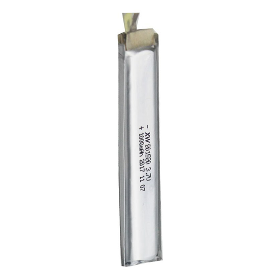 China Professional Lithium Ploymer Cell Manufacturer 801580 Battery 1000mAh 3.7V High Power 10C Discharge Rate