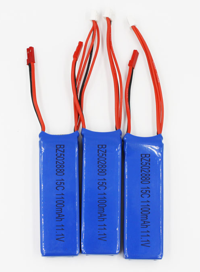 China Lipo Pouch Battery Supplier 502880 11.1V1100mAh 15C High Rate Discharge Battery Pack For Unmanned Aerial Vehicle(UAV)