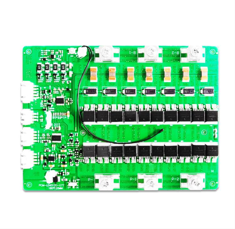 China Factory Custom 3-4S 120A BMS with Communication LiFePO4/Lithium Battery Protection Board
