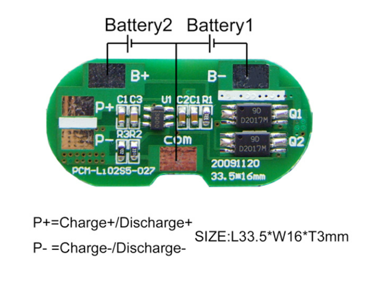 2S5A China Best Price BMS Manufacturer For Lithium Battery Pack